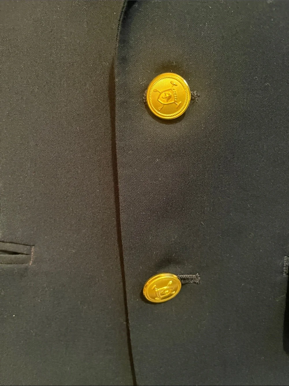 Ralph Lauren Navy sports Blazer with Gold Buttons
